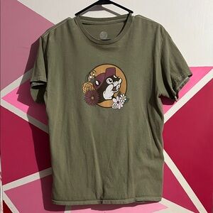 Playful Olive Graphic Tee - Short Sleeve